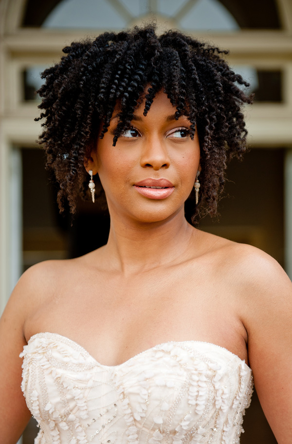 ... Natural Hair Inspiration for African-American Brides |Munaluchi Bride