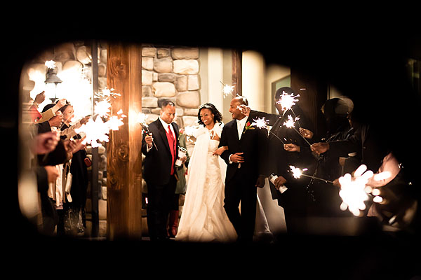 Winter Wedding on Mountain-top in {Utah}: Cheree + David african american bride winter wedding