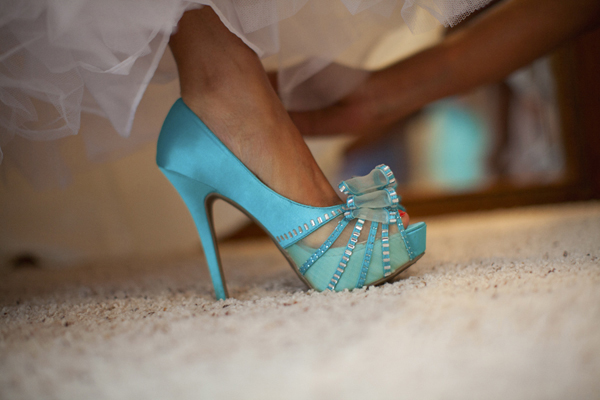 tiffany blue wedding heels