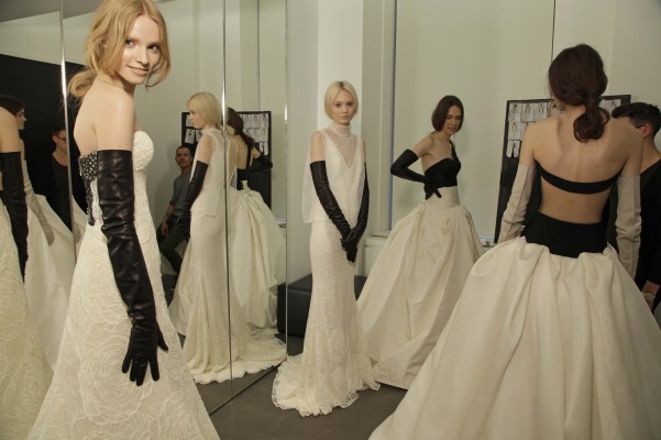 On Trend │Black and White Wedding Gowns – Munaluchi Bridal Magazine Featured Photo
