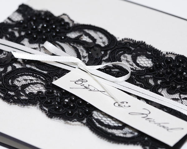 Classic Wedding Trend │Hints of Black Lace Black Lace Wedding Vintage3