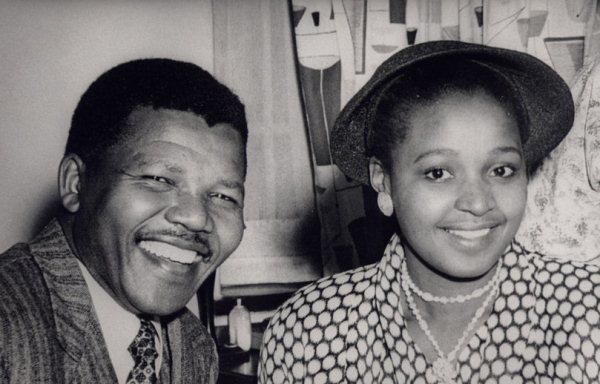 Image result for nelson and winnie mandela