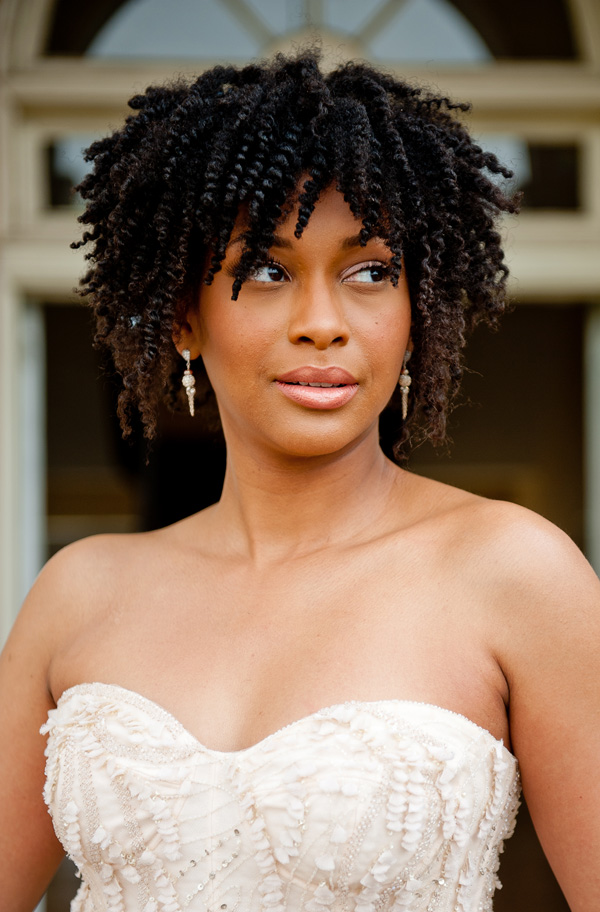 Short African American Wedding Hairstyles