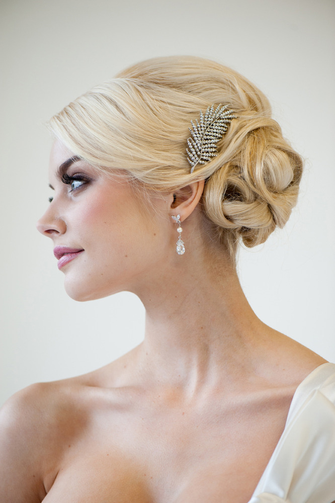 Image of Bridal Rhinestone Comb - ADDISON