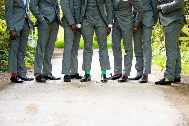 GroomInspiration - Grooms matching socks - Adebayo Deru