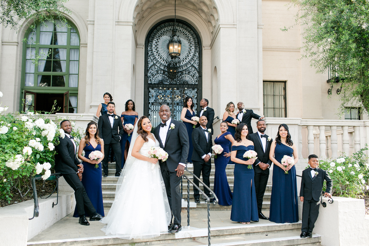 timeless & classic: charming church wedding in los angeles