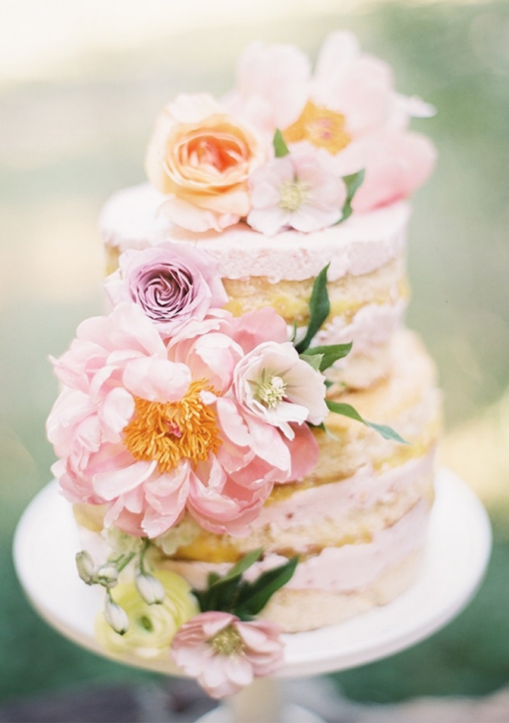 Pastel Floral Cake