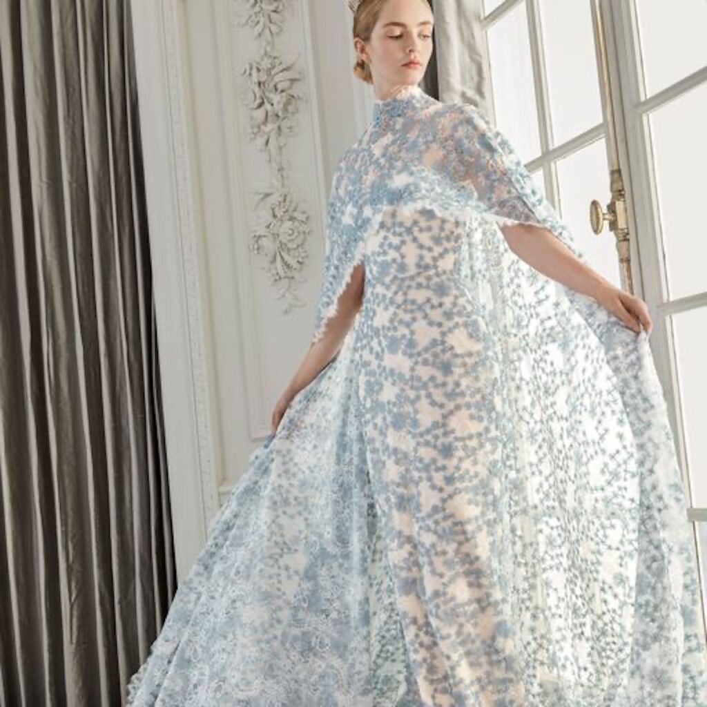 Bridal Fashion week 2022 features black and blue hues