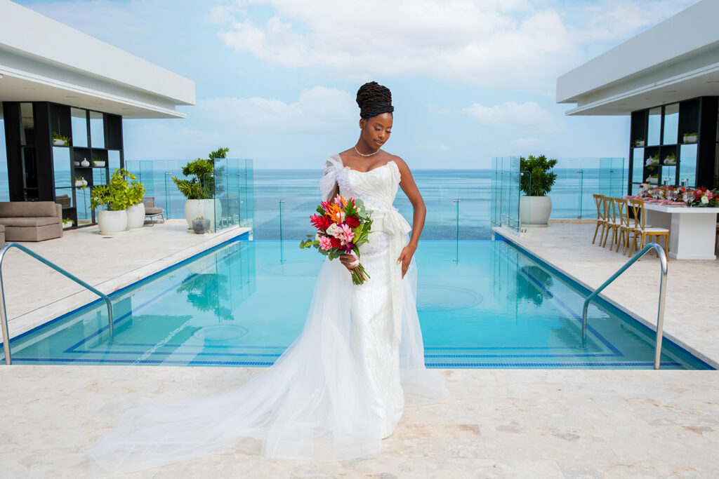 EbonyCattouse Events highlights Belize's beauty with reigning Miss Earth, Destiny Wagner, modeling at the Alaia Belize, Autograph Collection Hotel.