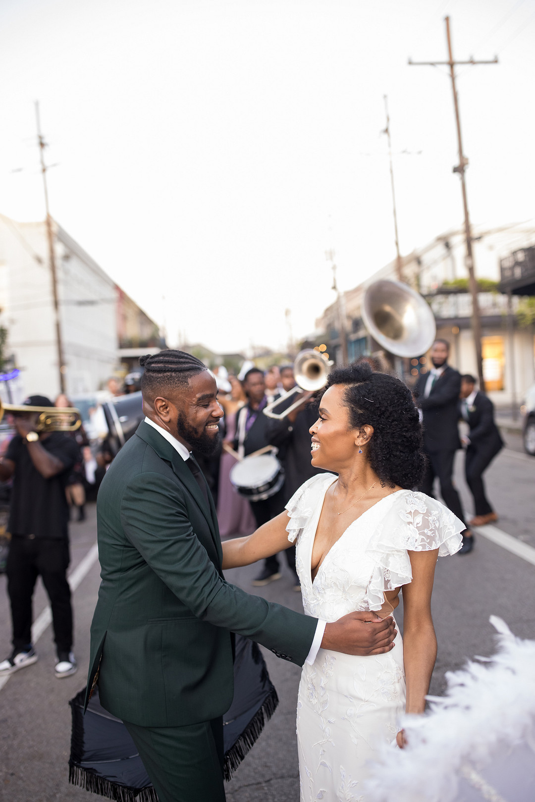 Soft flickering candles and cascading florals are just a few details from this intimate and romantic wedding at the Il Mercato New Orleans.