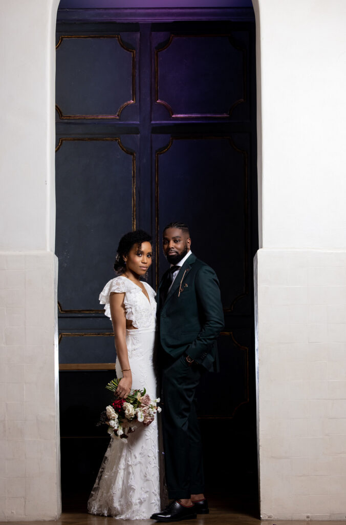 Soft flickering candles and cascading florals are just a few details from this intimate and romantic wedding at the Il Mercato New Orleans.