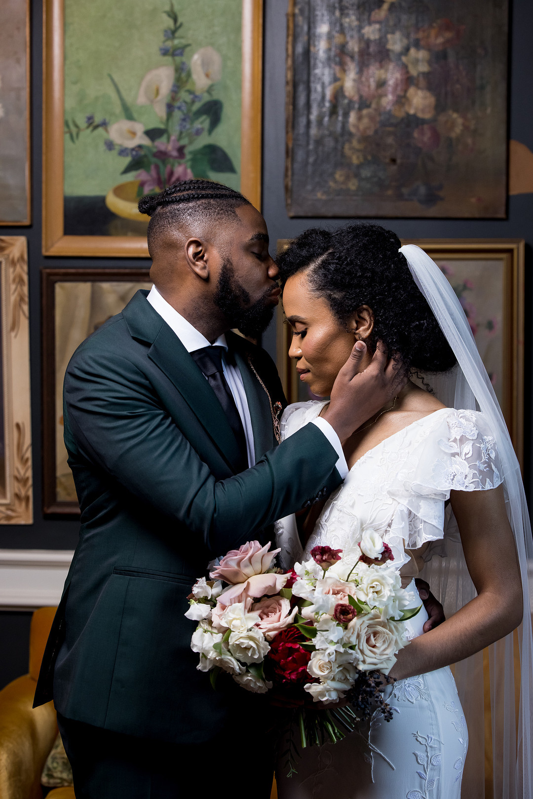 Soft flickering candles and cascading florals are just a few details from this intimate and romantic wedding at the Il Mercato New Orleans.