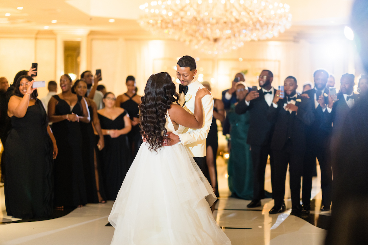 College sweethearts celebrate their love in timeless and classy wedding in New Rochelle, NY