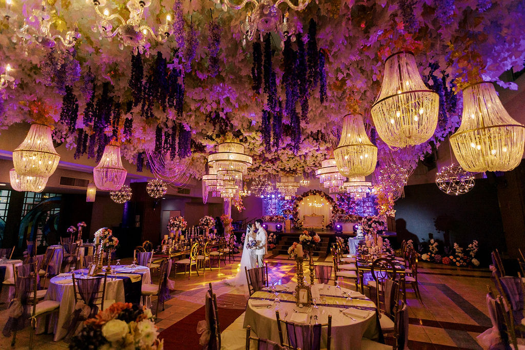 Purple wedding in the Philippines