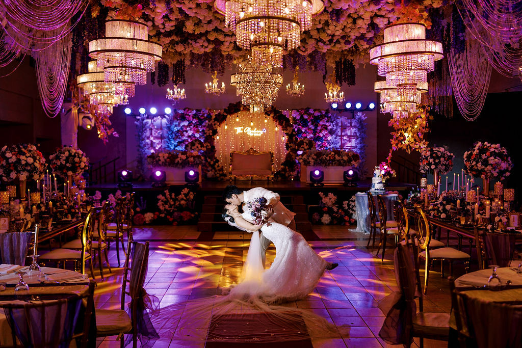 Purple wedding in the Philippines