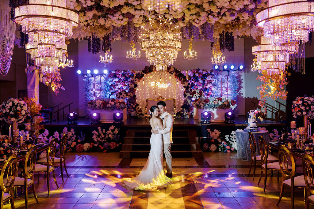 Purple wedding in the Philippines