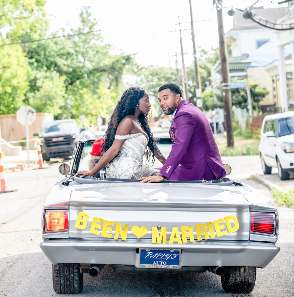 Vintage glam vow renewal in New Orleans celebrates 20 years of love!