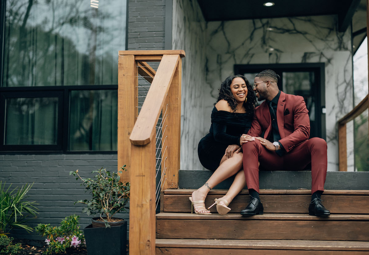 Epic elegance engagement in Atlanta, Georgia 