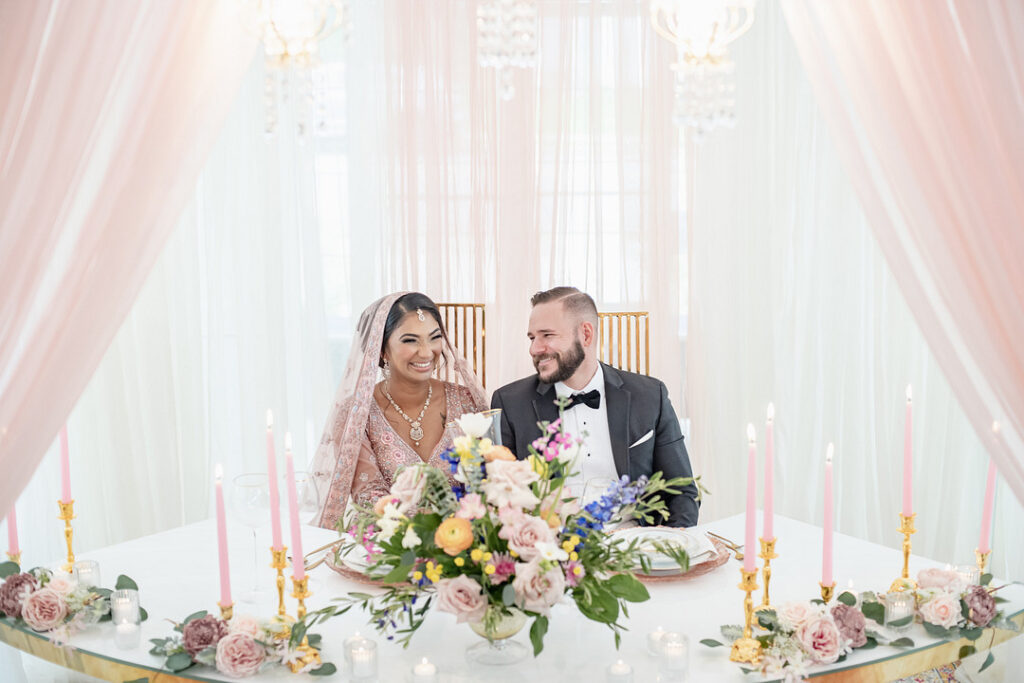 Multicultural romance-styled shoot in Caldwell New Jersey by Adriannie of Flawless Events by Adriannie