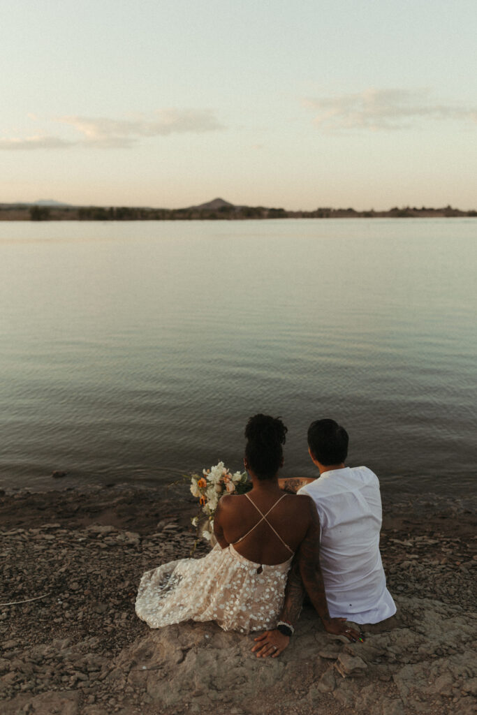 Beaches or Mountains? McKenzie Bigliazzi Photography and her creative team's styled shoot at Boulder Beach Club proves you can have both.