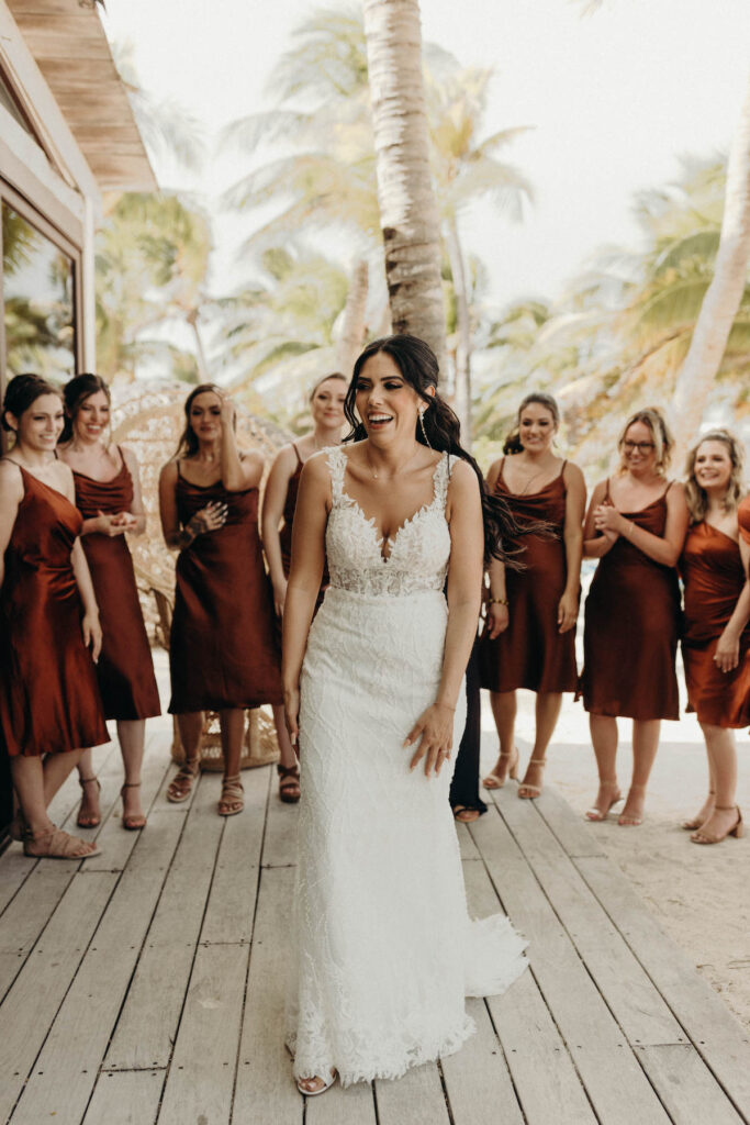 Darren & Nicole tied the knot in Playa del Carmen, Mexico, on a private beachfront palapa with tropical beach vibes, dinner, and dancing.