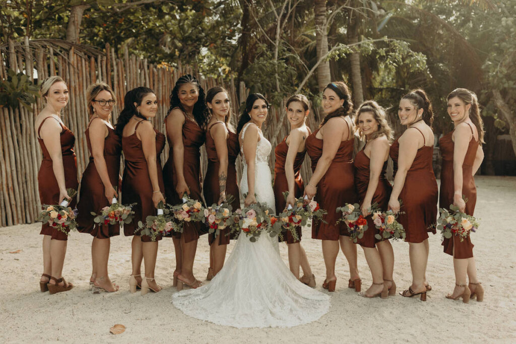 Darren & Nicole tied the knot in Playa del Carmen, Mexico, on a private beachfront palapa with tropical beach vibes, dinner, and dancing.