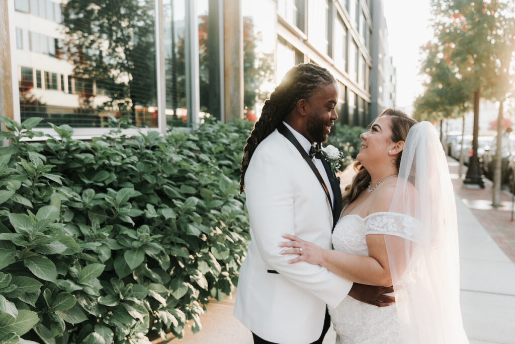 Alma & Khurram's wedding at La Maison in Belleville, NJ, was a celebration of Dominican and Jamaican culture with lux decor including a flower and candle wall, gorgeous centerpieces, and classy furniture with gold details.