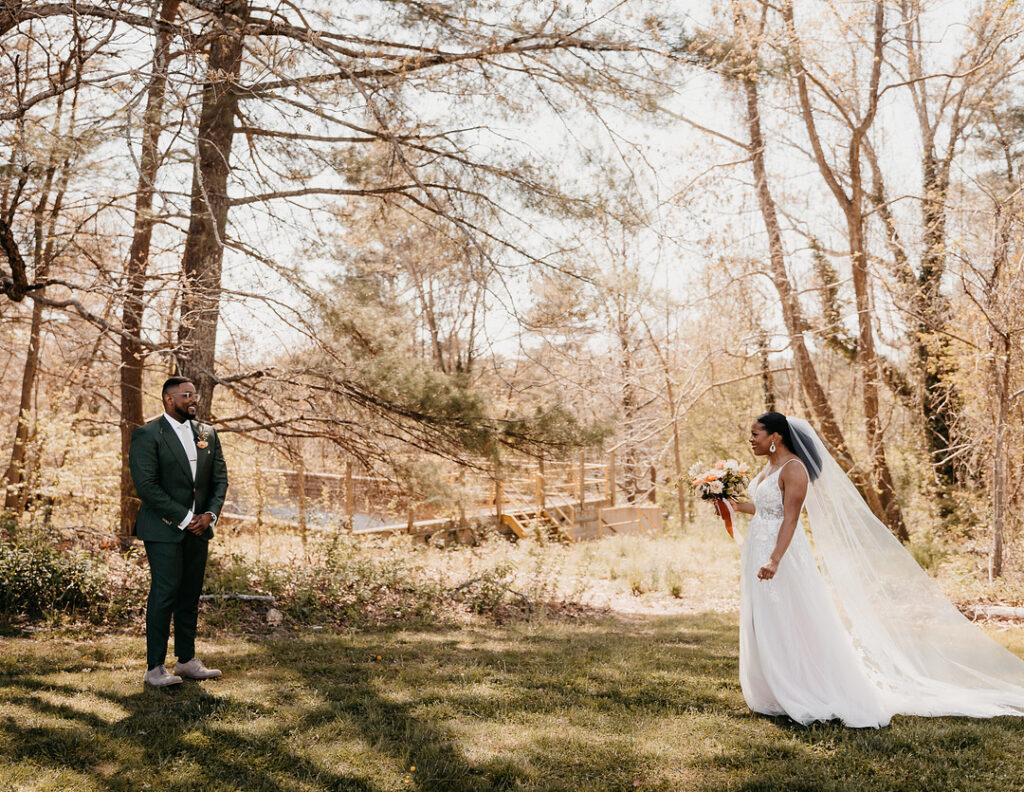 Tameka & Jeremy's Modern Boho Wedding at the Highland Brewing Co. in Asheville, NC features romantic muted earth tones and textured decor.