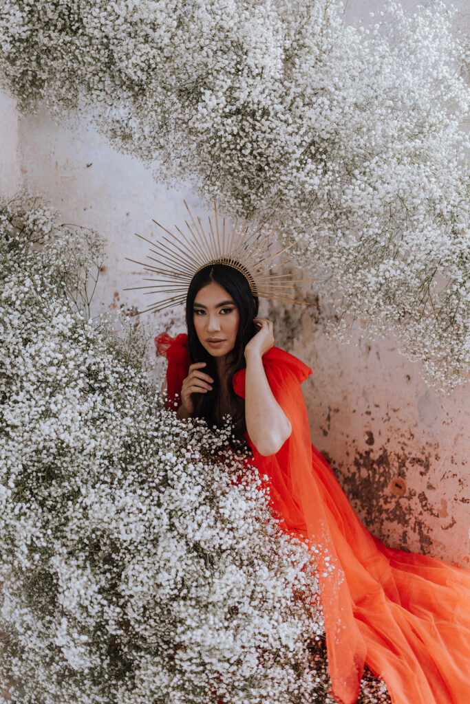 This enchanting outdoor-styled shoot in Maiden, North Carolina brings old-world charm and luxury bridal fashion together for a whimsical look!