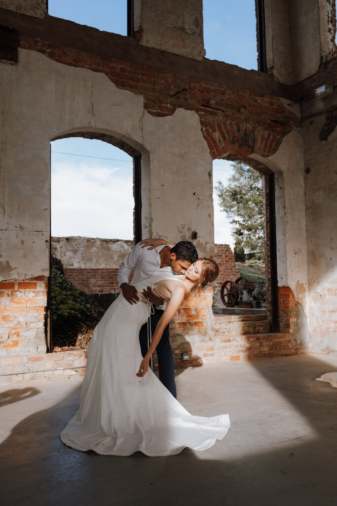 This enchanting outdoor-styled shoot in Maiden, North Carolina brings old-world charm and luxury bridal fashion together for a whimsical look!