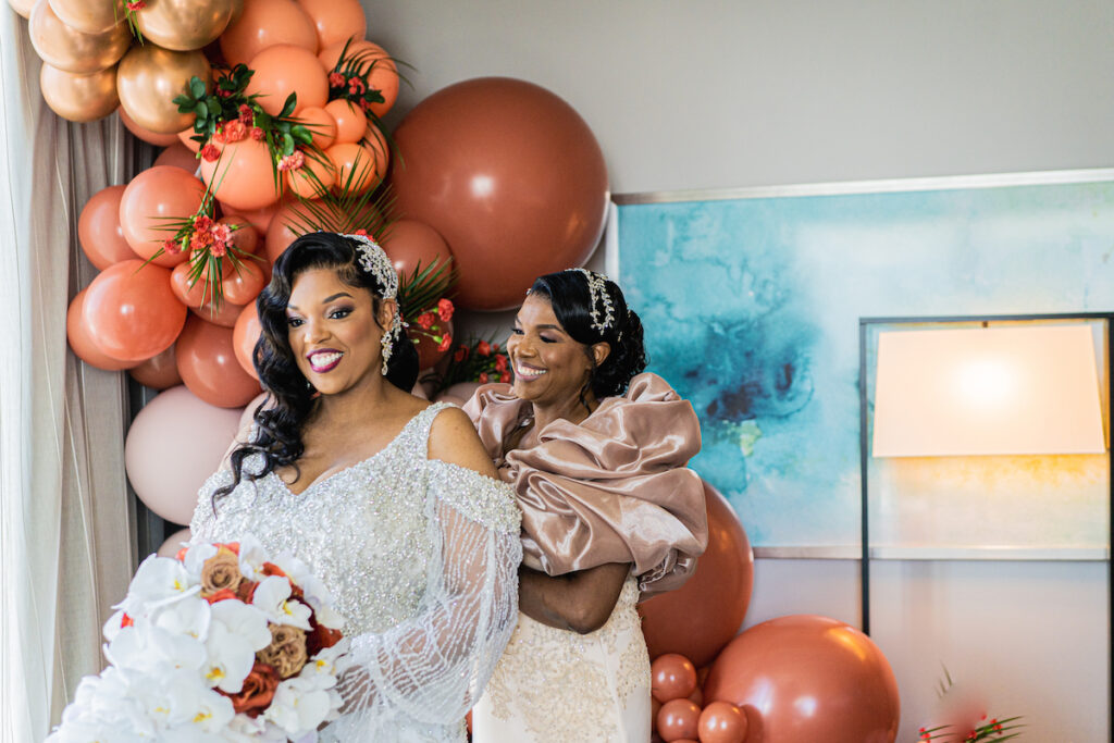 Fran & Judney tied the knot in a classic chic wedding where they first met at the Notre Dame D'Haiti Catholic Church in Miami, Florida. 