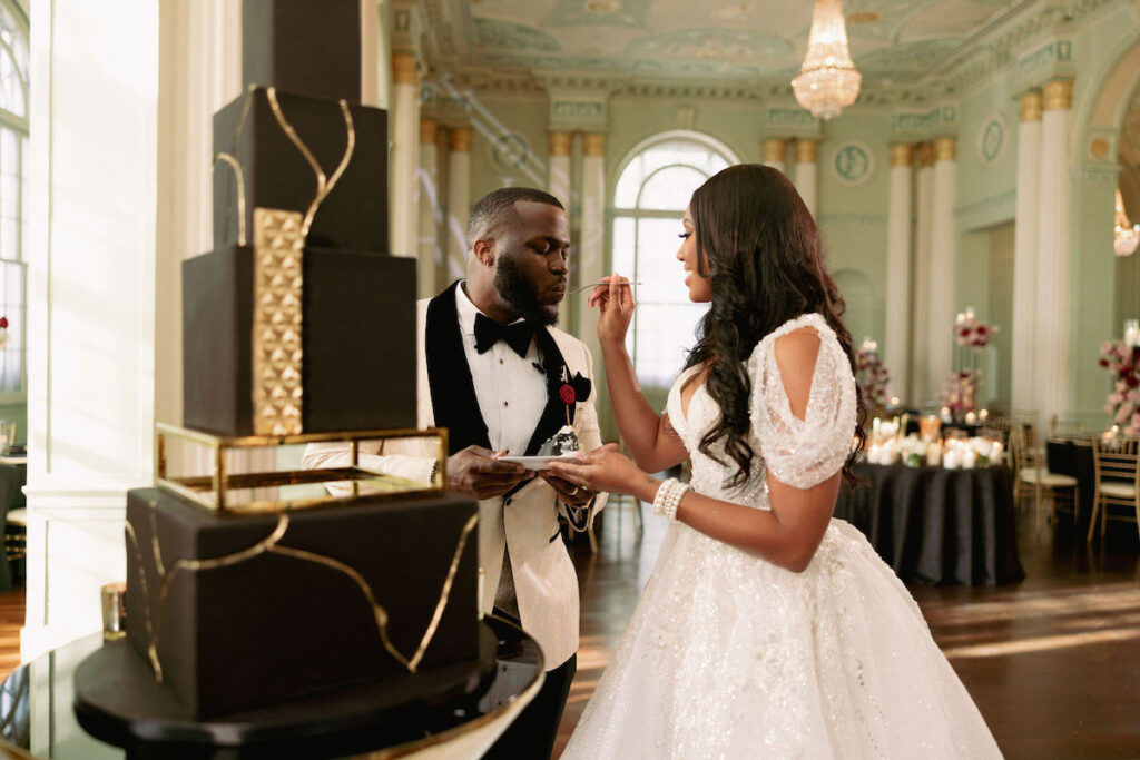 REEM Photography captured Trinidad Bombshell, Monique, and Southern Gentleman, Alphonso, say "I Do" at The Biltmore Ballroom in Atlanta, GA.