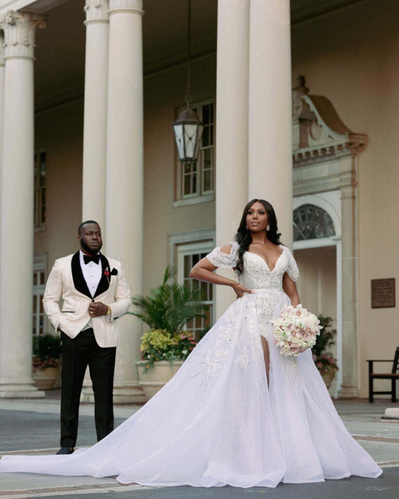 REEM Photography captured Trinidad Bombshell, Monique, and Southern Gentleman, Alphonso, say "I Do" at The Biltmore Ballroom in Atlanta, GA.