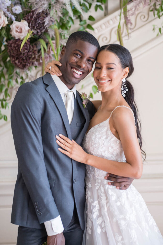 Exuberant florals by Blomst Floral Design gave this Gilded Age styled shoot at Cairnwood Estate its sprinkle of fairy tale magic.