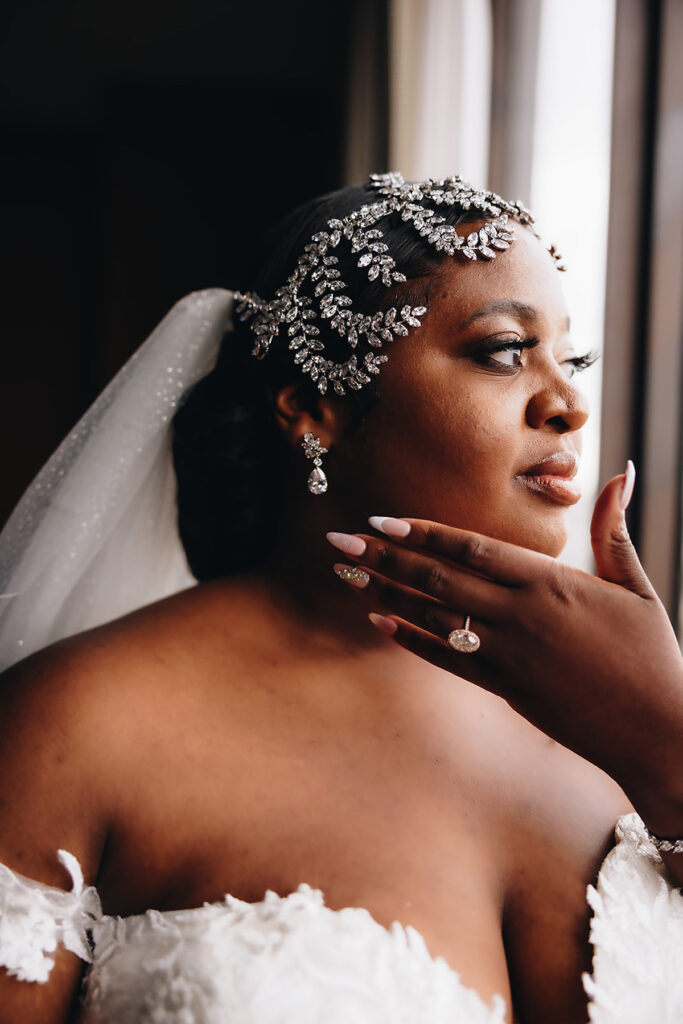 Brittany and LaQuan's dream wedding in Charlotte, NC, put a fun new spin on boho glam weddings with its super glam pink and black design.