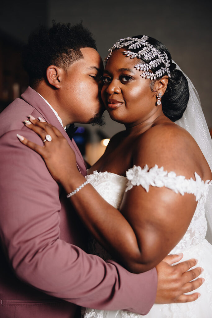 Brittany and LaQuan's dream wedding in Charlotte, NC, put a fun new spin on boho glam weddings with its super glam pink and black design.