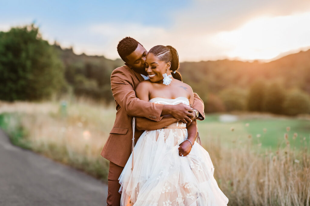 Featured in MunaLuchi Bride magazine, Issue 28, this romantic sunset castle engagement session was perfectly captured by Megan McGreevy.