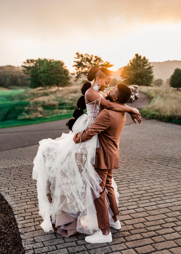 Featured in MunaLuchi Bride magazine, Issue 28, this romantic sunset castle engagement session was perfectly captured by Megan McGreevy.