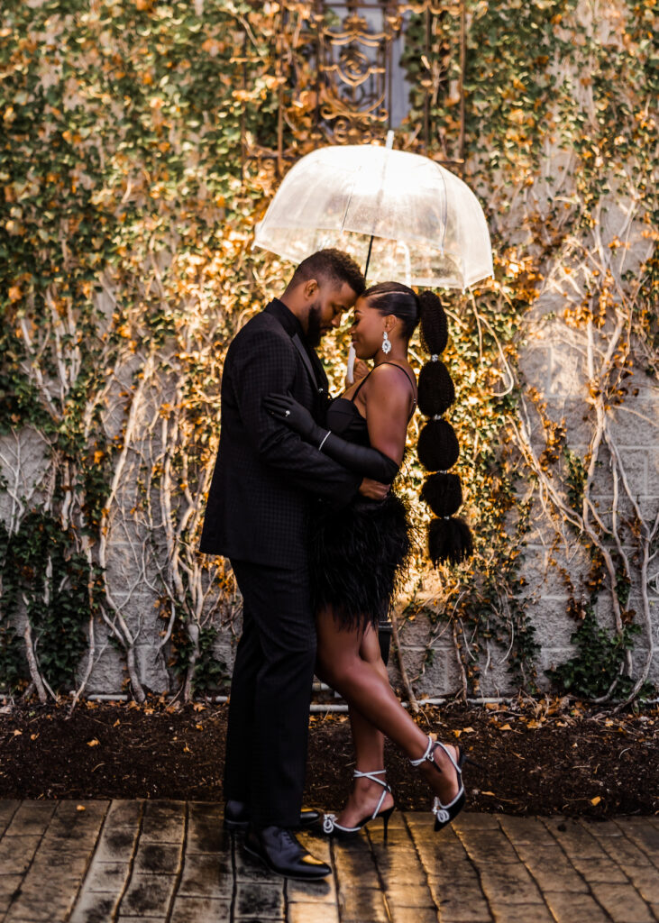 Featured in MunaLuchi Bride magazine, Issue 28, this romantic sunset castle engagement session was perfectly captured by Megan McGreevy.