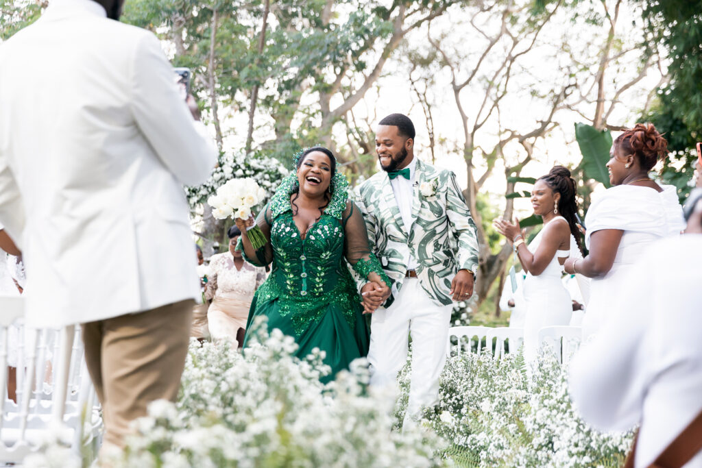 Grace and Woodly celebrated their love with a luxurious, unconventional destination wedding in the Dominican Republic!