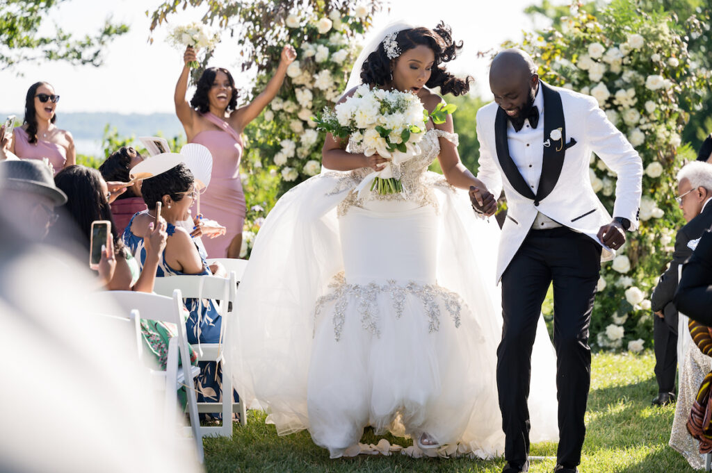 Featured in MunaLuchi Bride, Issue 28, this gorgeous, classic multicultural wedding celebrates Nigerian and African-American traditions.