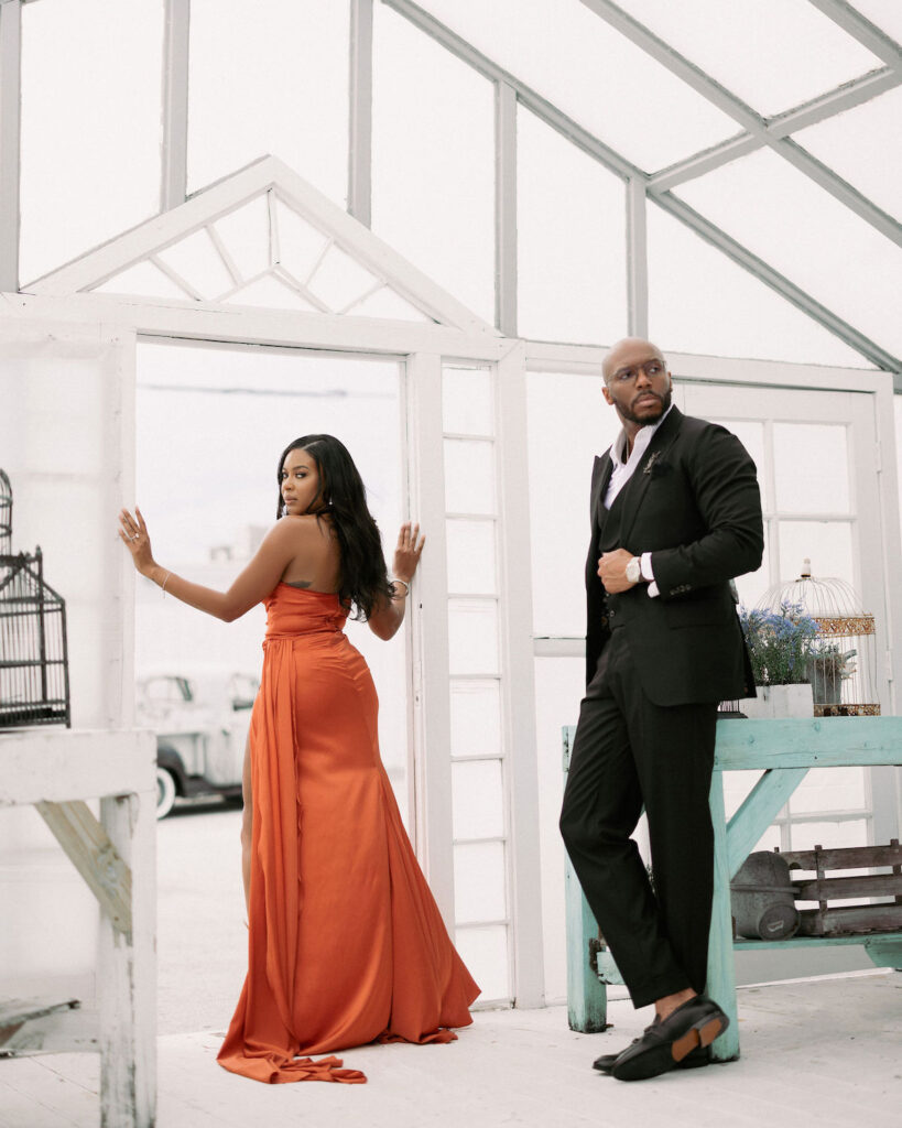 Captured by MunaCoterie excellence, REEM Photography, this couple's sexy engagement session in Miami, FL, is sultry, sensual, and extra elevated.  