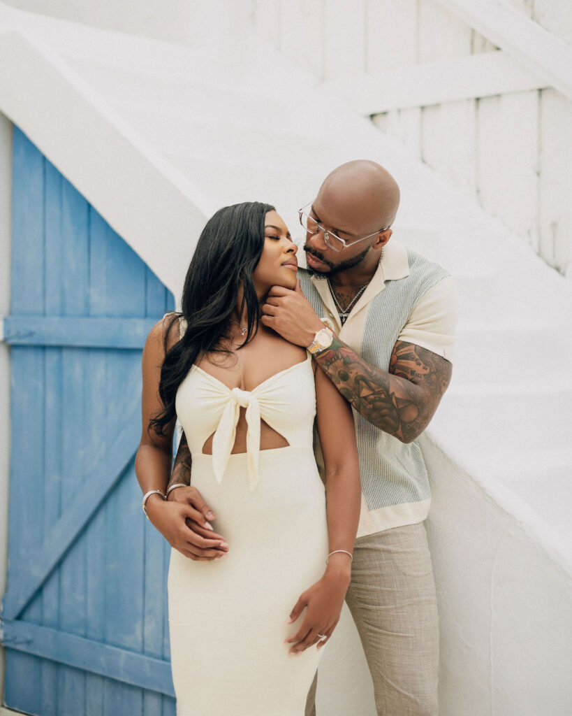 Captured by MunaCoterie excellence, REEM Photography, this couple's sexy engagement session in Miami, FL, is sultry, sensual, and extra elevated.  