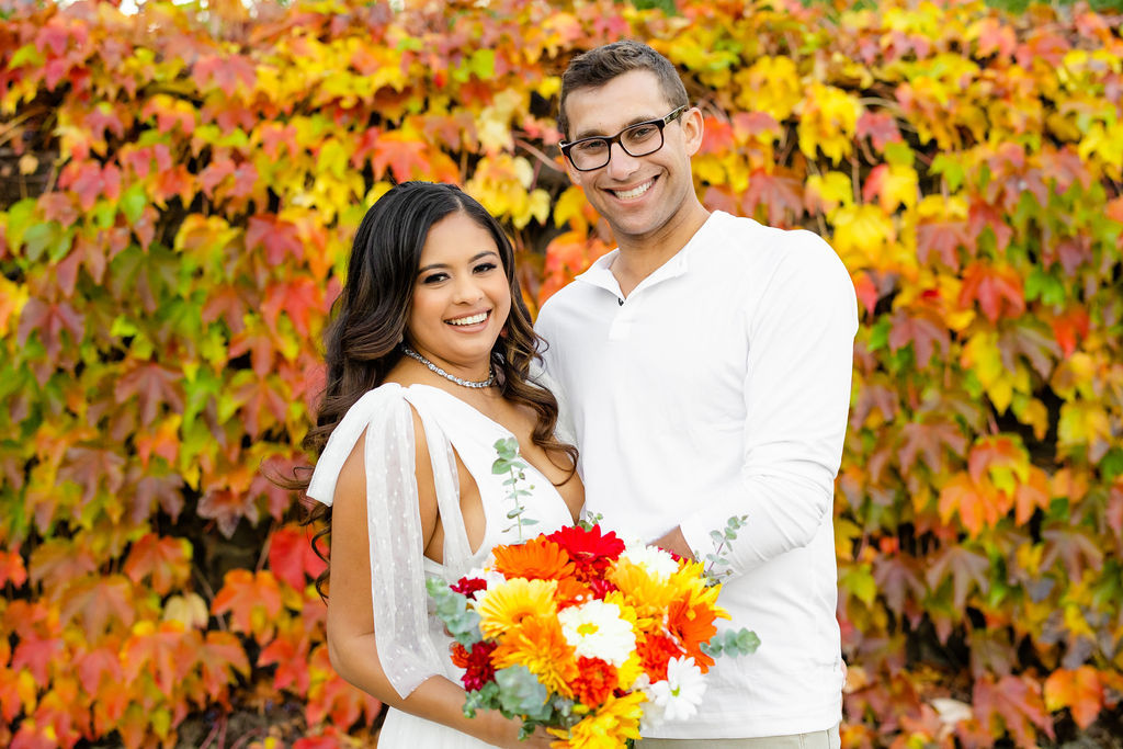 Set against the Castello Di Amorosa in Calistoga, California, this elegant vineyard engagement session is giving Prince and Princess vibes.