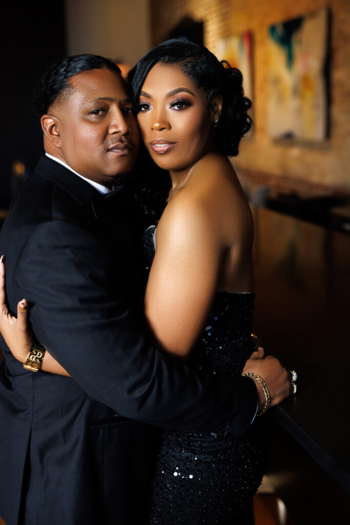 Precious and Shermond celebrated their engagement with a classy engagement session at The Fire House Loft in New Orleans! 