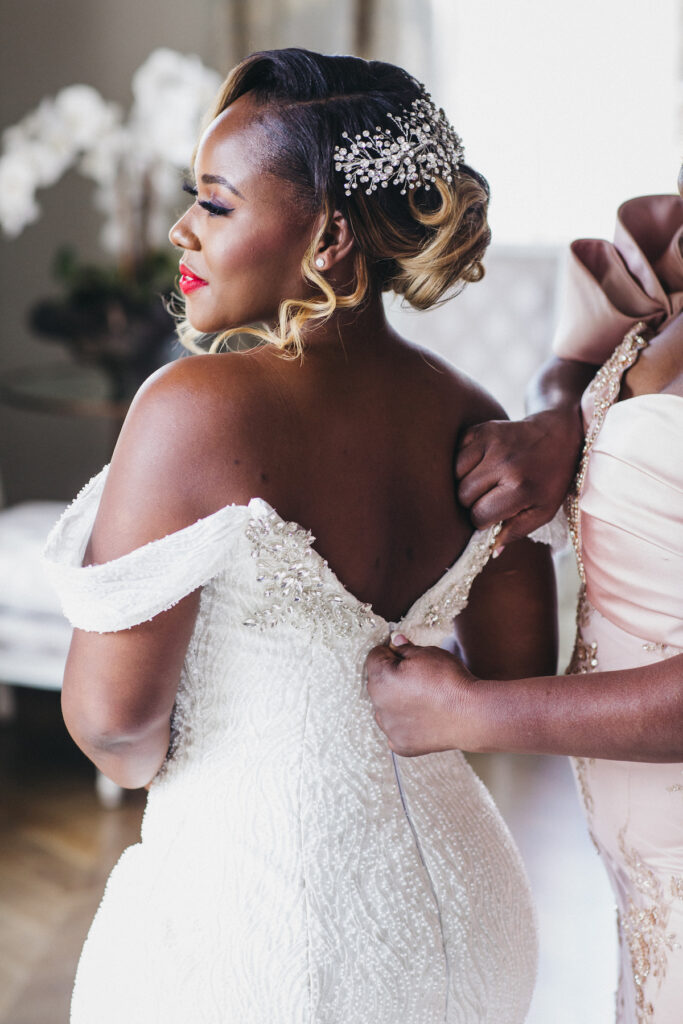 Abigail and Ramon's regal fairytale wedding featured all-white florals, refined decor, and an exquisite venue! 