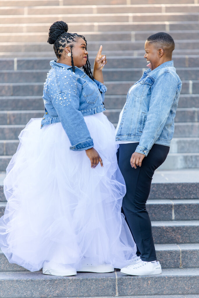 In this fun and flirty engagement session at the Cadillac Ranch National Harbor in Washington, DC, one thing is evidently clear: Jess and Tie are meant to be!