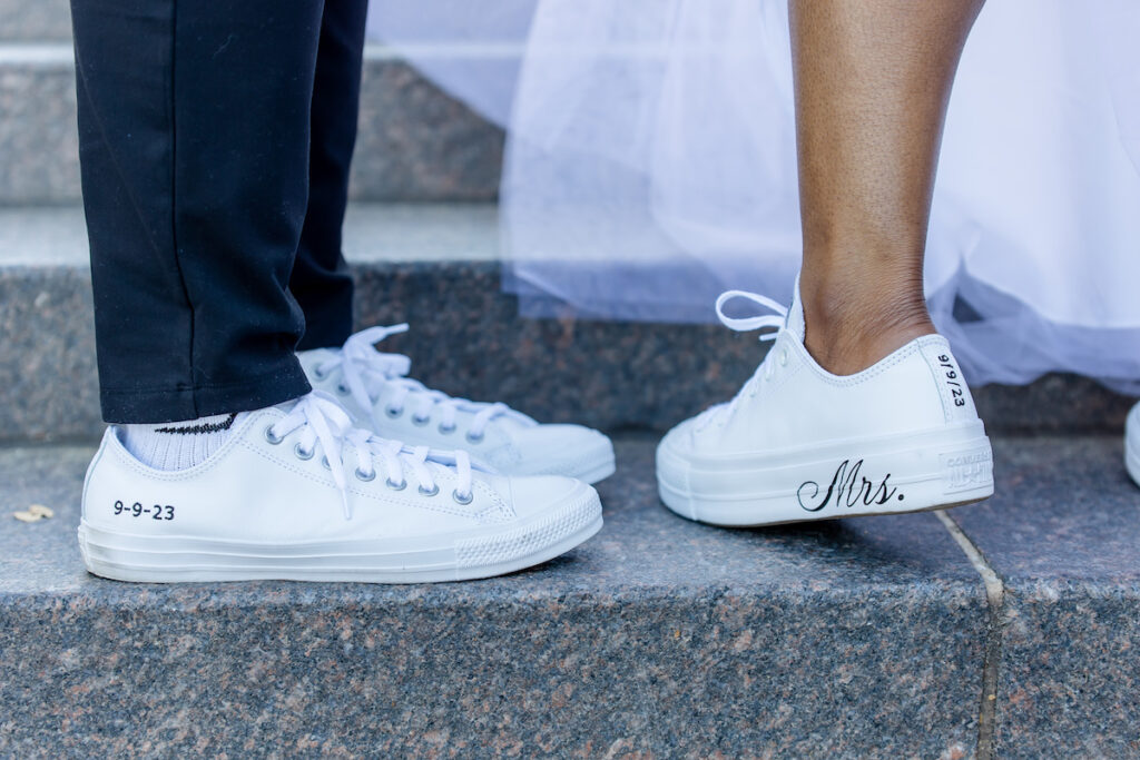 In this fun and flirty engagement session at the Cadillac Ranch National Harbor in Washington, DC, one thing is evidently clear: Jess and Tie are meant to be!