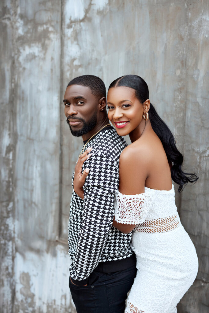 You'll love how Kierra and Christopher's modern and romantic photoshoot celebrated the couple's ten-year anniversary and debt-free status!