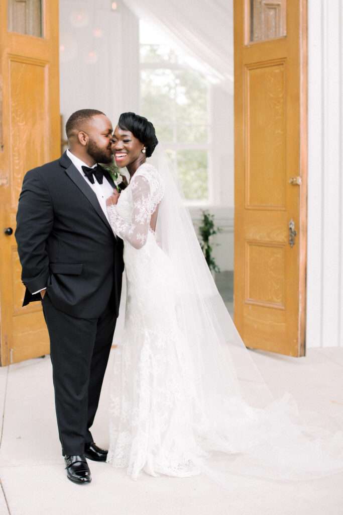 Rebecca and Kevin blended modern elements with tradition and culture at their chic and modern spring chapel wedding!